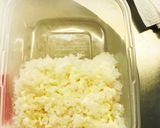 簡単 格子柄 のり かにかま 弁当作り方3写真