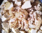 豆腐入り親子丼作り方3写真