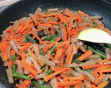 人参とこんにゃくのごま味噌甘辛炒め作り方4写真