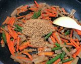 人参とこんにゃくのごま味噌甘辛炒め作り方6写真