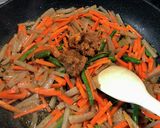 人参とこんにゃくのごま味噌甘辛炒め作り方5写真