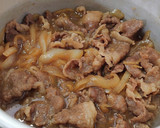 甘辛煮使用出汁まで美味しいコク旨肉うどん作り方2写真