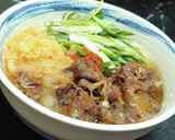 甘辛煮使用出汁まで美味しいコク旨肉うどん作り方4写真