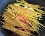 炊飯器パスタ、ジャガイモ入りに作り方3写真