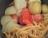 炊飯器パスタ、ジャガイモ入りに作り方4写真