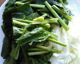 白菜・ほうれん草の肉巻き照り焼き♪作り方1写真
