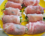 白菜・ほうれん草の肉巻き照り焼き♪作り方3写真