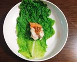 絶品☆ポッサム(茹で豚の葉っぱ巻き)作り方7写真