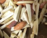里芋のアーリオオーリオペペロンチーノ作り方3写真