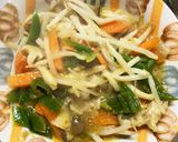 レンジカレールーでカレーマヨ炒味豚平焼風作り方13写真