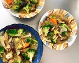 根菜和風ビビンバ味炒め温野菜サラダ作り方14写真
