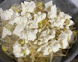 フライパン1つで!モヤシ豆腐卵作り方3写真