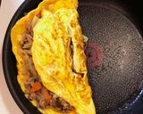 我が家の定番♪ひき肉のオムレツ作り方10写真