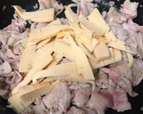 白菜と筍と豚肉の塩あんかけごはん作り方7写真