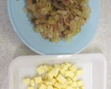 お食事マフィン☆チーズオニオンベーコン作り方1写真