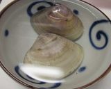 特大蛤の贅沢なお吸い物♪作り方1写真
