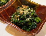 春菊の梅あえ作り方3写真