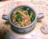 超簡単に！三葉と榎のお吸い物作り方5写真