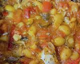 鯖水煮缶☆サバと大豆のトマト煮作り方4写真
