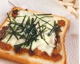 サバみそ缶でおかず食パン♪作り方4写真