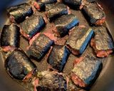 ご飯にもお酒にも！納豆つくね磯部焼き作り方3写真