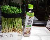 豆苗　カットなしで収穫量2倍以上に♪作り方1写真