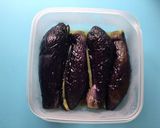 丸ごと揚げ茄子を豪快に　ガブリ！作り方5写真