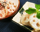 れんこんで2品！プチマヨと梅ごましお作り方9写真