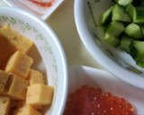 可愛くカットして並べるのだけちらし寿司作り方1写真