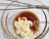 春菊の茎・ワサビマヨネーズめんつゆ和え作り方2写真