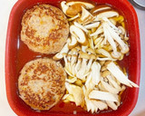 ❀和風キノコ餡かけ☆煮込みハンバーグ❀作り方4写真