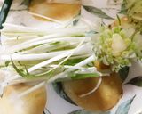 水菜溢れる梅とワカメのパスタ作り方4写真