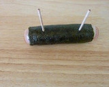 お弁当に✿かにかまとハムののり巻き作り方3写真