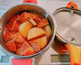 ☆圧力鍋で簡単！大根とさつま揚げの煮物☆作り方2写真