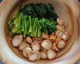 ホタテとほうれん草のお浸し作り方4写真