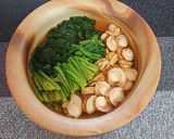 ホタテとほうれん草のお浸し作り方5写真