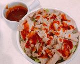タレ旨！豚バラ切落しで、サムギョプサル丼作り方6写真
