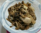 牡蠣としめじの甘辛煮 オリーブオイル漬け作り方6写真