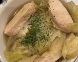新玉ねぎとキャベツとサラダチキンのスープ作り方4写真