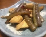 とっても美味しい！つわぶきのきんぴら作り方9写真