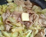 豚肉とキャベツのバター醤油炒め作り方9写真