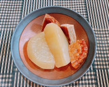 ☆圧力鍋で簡単！大根とさつま揚げの煮物☆作り方3写真