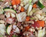 たっぷり野菜と豚ミンチのトマトスープ作り方4写真