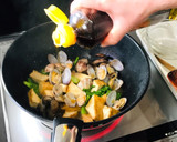 春到来＊あさりと菜の花の中華風作り方5写真