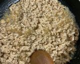 鶏そぼろとかきたまの餡掛け親子丼作り方2写真