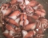ホタルイカと春菊の胡麻酢和え作り方4写真