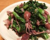 ホタルイカと春菊の胡麻酢和え作り方6写真