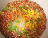 桜エビと枝豆とコーンの炊き込みごはん作り方5写真