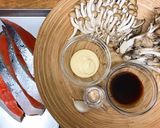 鮭ときのこのオイマヨホイル焼き作り方1写真