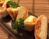 厚揚げ&キムチの春巻き作り方7写真